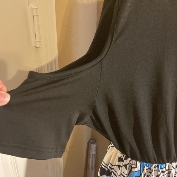 BoHo cold shoulder maxi dress - Picture 5 of 5